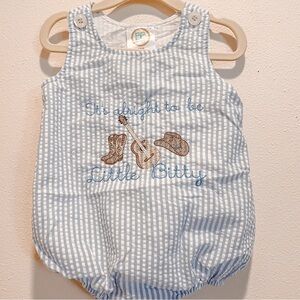Boys smock western bubble